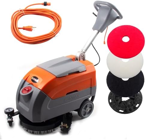 SUNMAX RT35AC 17" Corded Floor Scrubber, 7.9/9.2-Gal Tanks by SUNMAX