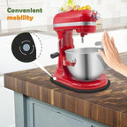 Bamboo Mixer Slider Compatible with Kitchen aid Bowl Lift 5-8 Qt Stand Mixer - Kitchen Countertop Storage Mover Sliding Caddy for Kitchen Aid 5-8 Qt Mixer (5-8 Qt - Black) - Image 5