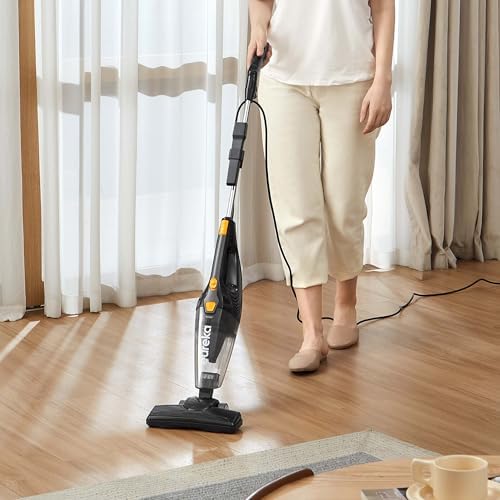 Eureka Blaze Stick Vacuum Cleaner, Powerful Suction 3-in-1 Small Handheld Vac with Filter for Hard Floor Lightweight Upright Home Pet Hair, Dark Black - Image 2