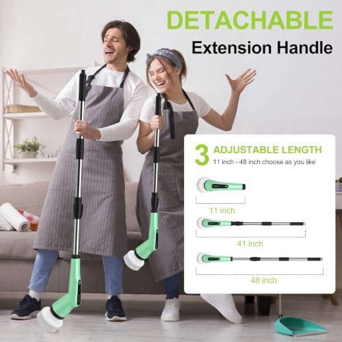 Dreazu Electric Spin Scrubber, Cordless Shower Cleaner Brush for Bathroom - Image 4
