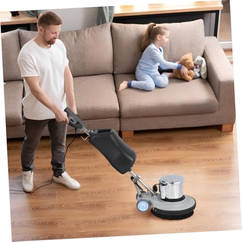 Commercial Floor Scrubber Machine with 3 Brushes, 17" Heavy Dut - Image 6