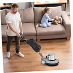 Commercial Floor Scrubber Machine with 3 Brushes, 17" Heavy Dut - Image 6