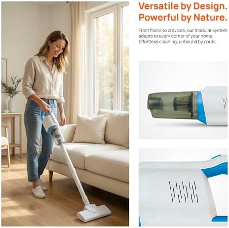 Handheld Cordless Vacuum Cleaner for Home Car Upholstery - Rechargeable Stick Dust Buster for Pet Hair Hardwood Floor & Mattress 15k Pa Lite Pro - Image 5
