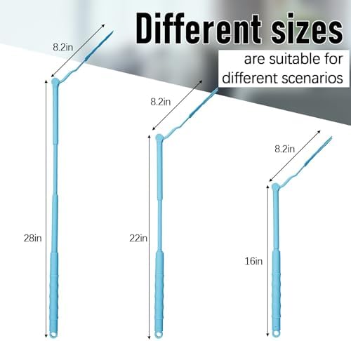 Colingmill 8 Pack Replacement Duster Handles, 3 Ft Extendable, Sky Blue - Image 3