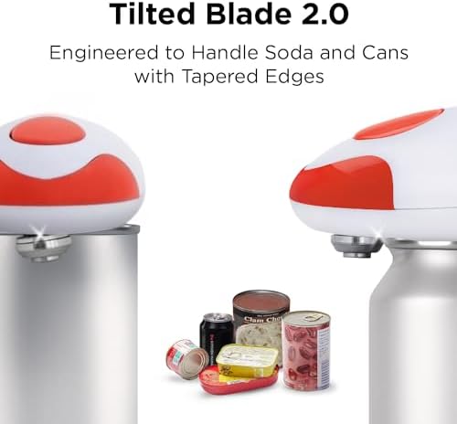 Kitchen Mama Auto 2.0 Electric Can Opener, Red - Image 4