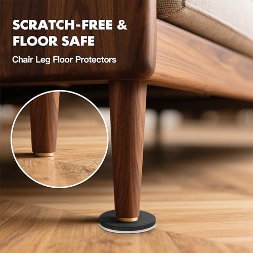 16-Pack Furniture Sliders for Hardwood Floors, Save 80% Effort Safely and Easily, The Glide Tool Set for Heavy Furniture and Appliances, Reusable Floor Protectors and Moving Pads (16 Felt 3.5" Slider) - Image 7