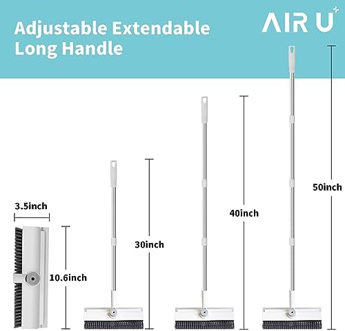 AIR U+ Floor Scrub Brush with Long Handle, 3 in 1 Floor Scrubber - Image 6