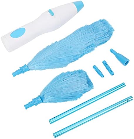 Electric Duster, 180-Degree Rotating Microfiber Cleaning Brush, Battery Operated Electrostatic Duster for Home, Window Blinds, Furniture, Car, Computer and Floor by Garosa