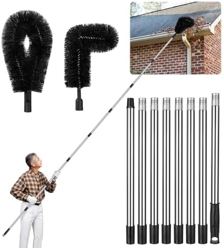 10.5FT Gutter Cleaning Tools from Ground Cobweb Duster by Unknown