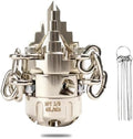 3/8 NPT Sewer Jetter Rotating Nozzle - Cutting Roots, for 2900 psi, 40L/Min (10.57GPM) Pressure Washers, Stainless Steel Drain Cleaning Tool, for Household sewers, Commercial Pipelines by zzhanff