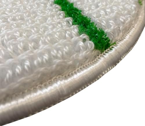 Commercial grade low-profile synthetic carpet bonnet with scrubber strips - 13 Inch - 3-Pack - Image 3