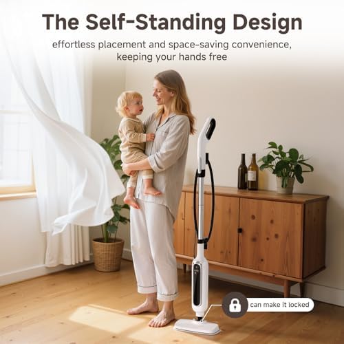 12-in-1 Steam Mop, Detachable Handheld Steam Cleaner for Home, 23FT Cord - Image 6