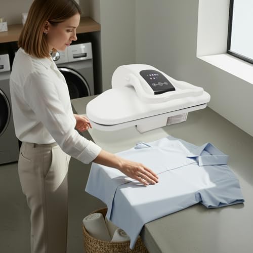 26" Large Steam Iron Press with LED Touch Screen, 1600W 110V Steam Digital Iron Press, 5 Fabric Settings, 194-392 °F Temperature Adjustment - Image 2