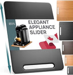 Ibyx Appliance Slider, Sliding Tray for Coffee Maker, 9.5x14 in, Black by Ibyx