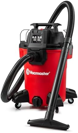 Vacmaster VCM811PF 1101 8-Gal 3.5 Peak HP Wet/Dry Vac Red by Unknown