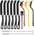 12PCS Crevice Cleaning Brush,Hard Bristle Grout Scrub Brushes for Gaps by LCWYORH