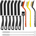 12PCS Crevice Cleaning Brush,Hard Bristle Grout Scrub Brushes for Gaps by LCWYORH