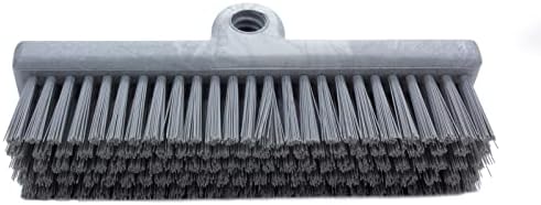 SPARTA 40423EC23 Plastic Floor Scrub Brush, Wall Brush, Equipment Brush with Nonabsorbent Bristles for Industrial Kitchens, Hospitals, Commercial Cleaning, 10 Inches, Gray, (Pack of 2) - Image 3