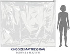 Hefty Shrink-Pak Mattress Bags for Moving - King/California King Size | Heavy Duty & Water Resistant Vacuum Compression Mattress Bag, Storage Protection Mattress Cover for Moving - Image 7