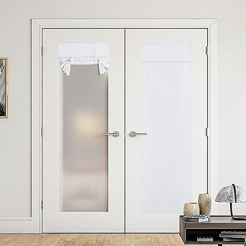 NICETOWN French Door Blackout Curtains, 100% Blackout Door Blinds by NICETOWN
