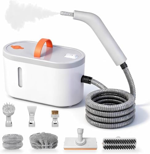 Steam Cleaner, Portable Handheld Steamer for Cleaning, Large Capacity Tank Pressurized Steam Cleaning Machine for Home, Car, Bathroom, Kitchen, Furniture, Grout, Floor, Tile by Ariie