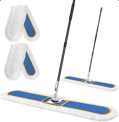 CLDREAM 48" Large Commercial Industrial Dust Mop for Floor Cleaning by Makecleaningmoreefficient