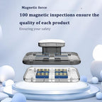 Magnetic Car Windshield Cleaner Tool with Anti-Falling Rope, Double-Sided Window Cleaning Tool for Glass Thickness 3-10mm, Magnet Auto Windshield Cleaner, Universal for Vehicles - Image 4