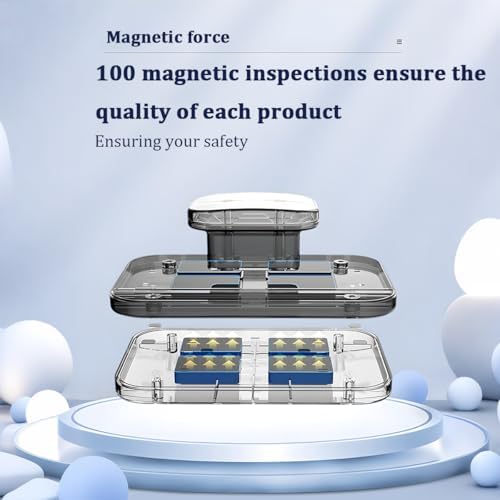 Magnetic Car Windshield Cleaner Tool with Anti-Falling Rope, Double-Sided Window Cleaning Tool for Glass Thickness 3-10mm, Magnet Auto Windshield Cleaner, Universal for Vehicles - Image 4