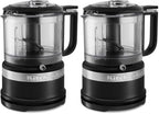 KitchenAid 3.5-Cup Food Chopper, medium, Matte Black (Pack of 2) by Unknown