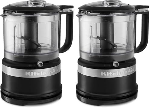 KitchenAid 3.5-Cup Food Chopper, medium, Matte Black (Pack of 2) by Unknown