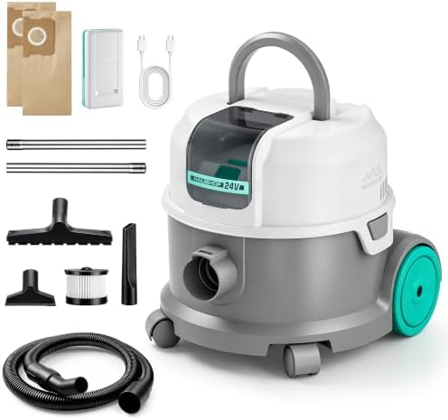 HAUSHOF 24V Cordless Wet/Dry Vacuum Cleaner by HAUSHOF