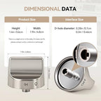 W10850015 W11239985 Metal Control Knobs Replacement for Whirlpool Stove 1PC - Image 3