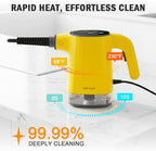 Handheld Steam Cleaner for Home with LED Display, 15-Pcs Set - Image 5