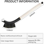 Crevice Cleaning Brush, Hard Bristle Grout Brush Gap Cleaner Tool for Tight Groove Spaces, Kitchen, Bathroom, Sliding Shower Door, Faucets Corners, Tiles, Sink and Windows Track - Image 7