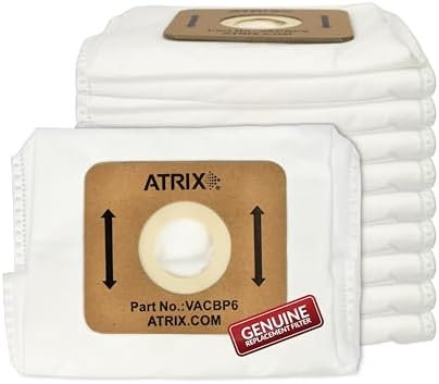 Atrix VACBP610P Replacement HEPA Filters for Atrix Backpack Vacuum, 10-Pack , White by Atrix