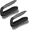 SetSail Scrub Brush, Stiff Bristle Cleaning Scrubber, 2 Pack(Black Grey) by SetSail
