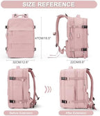 coofay Expandable Travel Backpack For Women Men Airline Approved Personal Item Backpack For Airlines Carry On Backpack Flight Approved Waterproof Backpack For Traveling On Airplane Gym Travel Bag - Image 2
