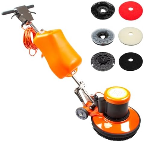 SM420AC 17" Floor Buffer Scrubber, 2 HP, 175 RPM by SANITMAX