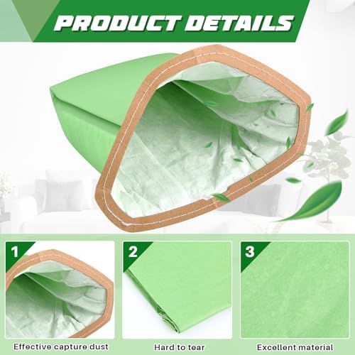 Therwen 30 Pcs Filter Bags Compatible with Proteam Backpack Vacuum - Image 3