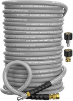 3/8" ID 4800PSI Pressure Washer Hose 200FT, Steel Wire Braided Hose by Unknown