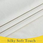 NICETOWN French Door Curtain for Doorway, 100% Blackout Linen Window Shade - Image 5