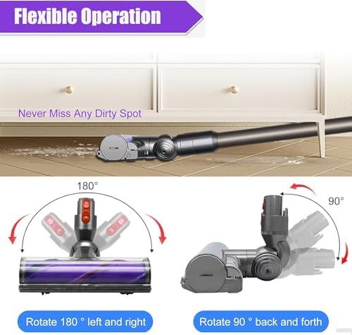 Direct Drive Brush Head Quick-Release Motorhead Cleaner Head for Dyson V7 V8 V10 V11 V15 SV12 Vacuum Cleaner - Image 5