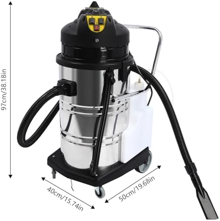 Commercial Carpet Cleaning Machine, 2110W 110V 80L/11Gal Professional Commercial 3 in 1 Carpet Spraying Floor Brush Cleaner Extractor Vacuum Washing Machine Portable Carpet Cleaner - Image 4