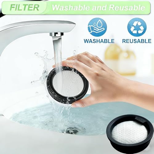 3Pack Hepa Filters Replacement Compatible with VOCESOR CY800, FEPPO C026 PRO, Mxnsewr CY168 Mattress Vacuum, Washable Filters Works with Flybroom C027MAX and Xlife C026 PRO Mattress Vac - Image 5