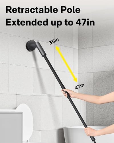 HOTO 3 Pcs Replacement Pads for HOTO Electric Scrubber with Long Handle - Image 6