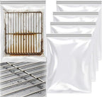 2026 Oven Rack Cleaning Bags, No Scrub Oven Rack Cleaner Bags, Reusable And Leak-Proof, Environmental Friendly, Suitable For Cleaning Of Various Sizes (4PC 15.7 * 23.7IN+19.6 * 27.5IN) by Unknown