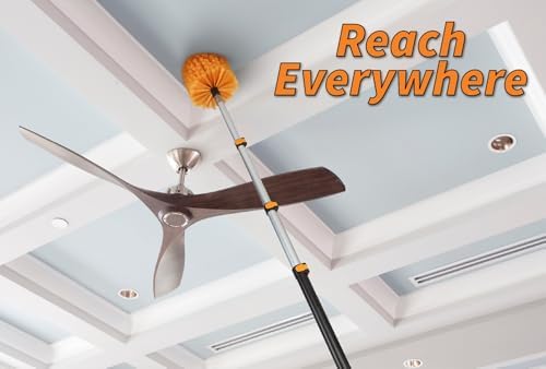 4-13 ft Cobweb Duster with Extension Pole 20 Foot High Reach - Image 5