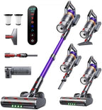 INTETURE Cordless Vacuum Cleaner, 650W 55KPA 70 Mins Vacuum Cleaners for Home, Anti-Tangle Stick Vacuum with Touch Screen, Wall Mount Charging, Upgraded Vacuum Cordless for Pet Hair/Carpet/Floors by INTETURE