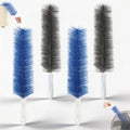 Bendable Microfiber Duster, Reusable Dust Remover, 2027 New Fan Cleaning Brush Washable ldeal for Electric Fans Air Conditioning, Home Car Vents, Curtain (Blue*2+Gray*2) by Unknown