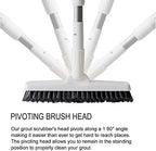 Grout Brush Scrubber with 51.2" Long Extendable Telescopic Handle Cleaning Brush with V-Shaped Bristles Built Scrub Brush Perfect for Bathroom,Kitchen,Tub,Tile,Hard-to-Reach Corners - Image 4